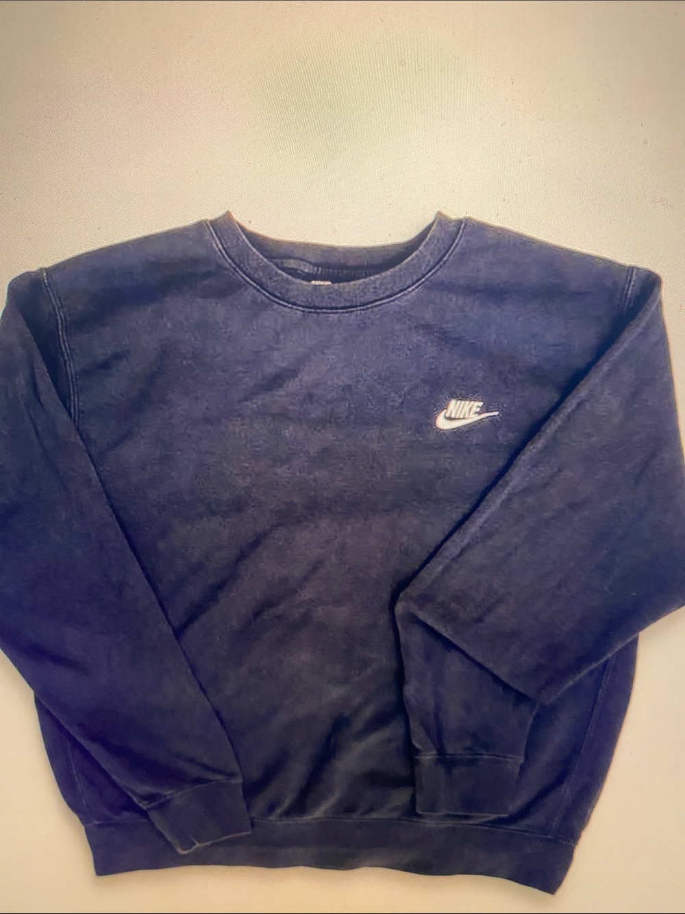 Nike Men's Dark Navy Crewneck Sweatshirt